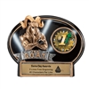 Burst Thru G.O.A.T. <BR>Top Sales or Custom Logo<BR> Plaque or Trophy<BR> 7 1/4" x 5"