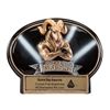 Burst Thru GOAT<BR> Wall Plaque or Stand Up Trophy<BR> 7 1/4" x 5"