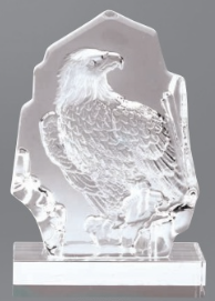 Premium Grade<BR> Crystal Eagle Trophy <BR> 7.5 Inches