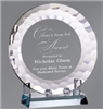 Prudence Plate<BR> Premium Crystal Trophy<BR> 6 or 8 Inches