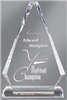 Premium Triangle<BR> Crystal Trophy<BR> 8 to 11 Inches