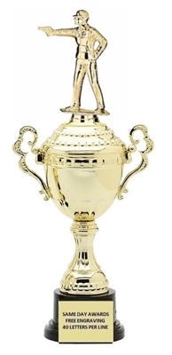 Monaco XL Gold Cup<BR> Civilian Pistol Trophy<BR> 18.5 Inches