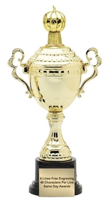 Monaco XL Gold Cup<BR> Pumpkin Trophy<BR> 18.5 Inches