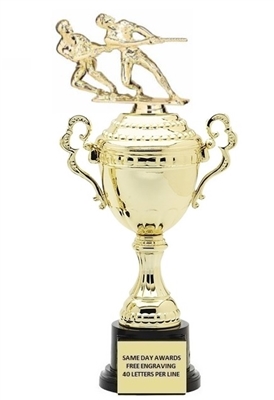 Monaco XL Gold Cup<BR> Tug O War Trophy<BR>18.5 Inches