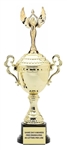 Monaco XL Gold Cup<BR> Female Victory Trophy<BR> 18.5 Inches