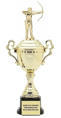 Monaco Gold Cup<BR> Male Archer Trophy<BR> 13.5-17 Inches