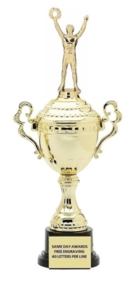 Monaco Gold Cup<BR> Male Victory Trophy<BR> 13.5-17 Inches