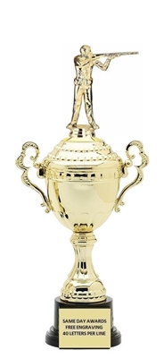 Monaco Gold Cup<BR> Male Trapshooter Trophy<BR> 13.5-17 Inches