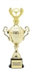 Monaco Gold Cup<BR> Winged Wheel Trophy<BR> 13.5-17 Inches