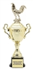 Monaco Gold Cup<BR> Fighting Rooster Trophy<BR> 13.5-17 Inches