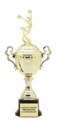 Monaco Gold Cup<BR> Motion Cheer Trophy<BR> 13.5-17 Inches