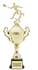 Monaco Gold Cup<BR> Male Motion Tennis Trophy<BR> 13.5-17 Inches