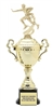 Monaco Gold Cup<BR> Motion Male Flag Football Trophy<BR> 13.5-17 Inches