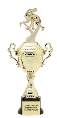 Monaco Gold Cup<BR> Male Motion Wrestling Trophy<BR> 13.5-17 Inches