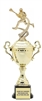 Monaco Gold Cup<BR> Male Motion Lacrosse Trophy<BR> 13.5-17 Inches