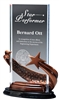 Bronze Billboard Star<BR> Acrylic Trophy<BR> 8.5 Inches