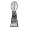 Silver Lil Vince<BR> Football Trophy<BR> 10.75 Inches