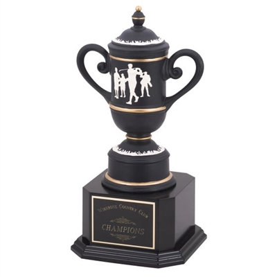 Premium Cameo Cup<BR> Ebony Wood Base<BR> 14 or 17 Inch Size