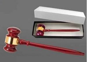 High Gloss Rosewood<BR> Premium Gavel<BR> 10 Inch<BR>Free Gavel Band