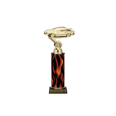 Silver Piston Trophy<BR> Premium Grade<BR> 8.5 Inches