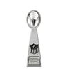 Chrome Plated Resin <BR>Lil Vince Trophy<BR> Premium Football Trophy<BR> 12 Inches