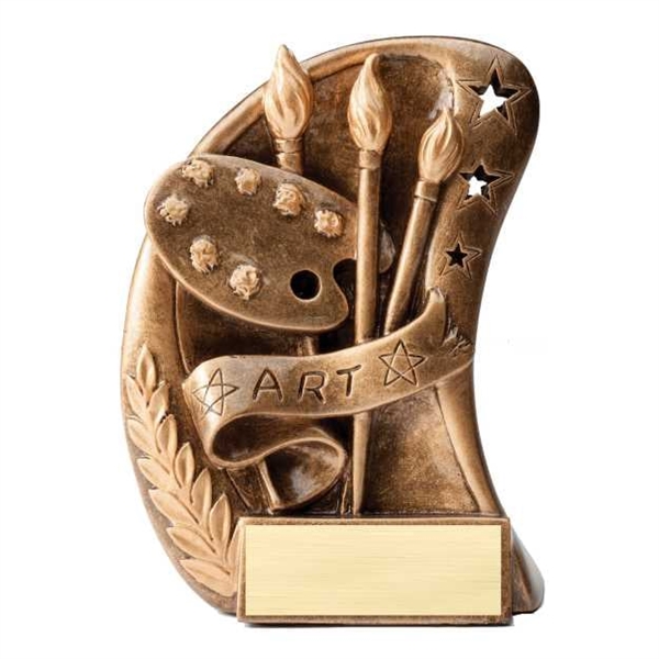 Curve <BR>Art Trophy<BR> 5.5 Inches