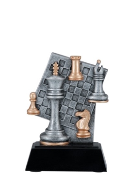 Chess Theme Trophy<BR> 5 Inches