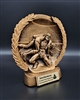 Resin High Relief<BR> Wrestling Trophy<BR> 7.5 Inches