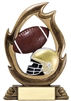 Flame<BR> Football Trophy<BR> 7.25 Inches