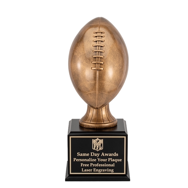 Up to 16 Year<BR>Premium Bronze <BR>Football Trophy<BR>17 Inches