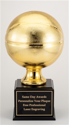 Up to 16 Years<BR>Premium Gold<BR> Basketball Trophy<BR> 16 Inches