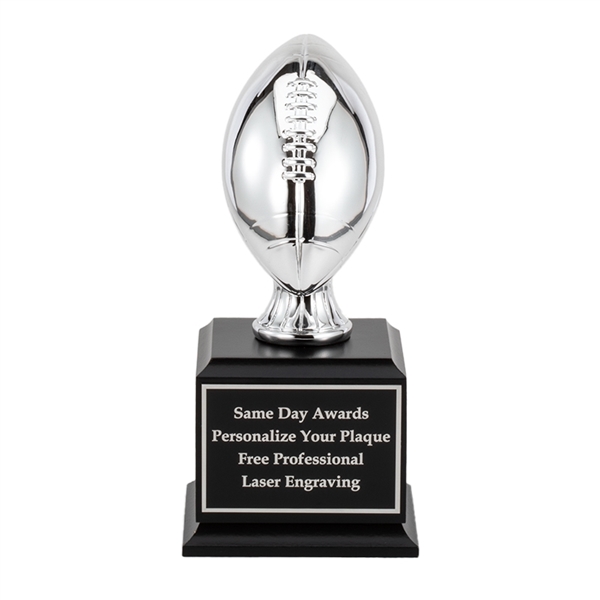 Silver Elite<BR> Small Football Trophy <BR> 9 Inches