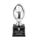 Up to 16 Year<BR>Silver Elite<BR> Premium Football Trophy<BR> 16 Inches