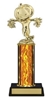 Single Column<BR> Pumpkin Head Scarecrow Trophy<BR> 10-12 Inches<BR> 9 Colors