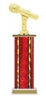 Wide Column<BR> Microphone Trophy<BR> 12-14 Inches<BR> 10 Colors